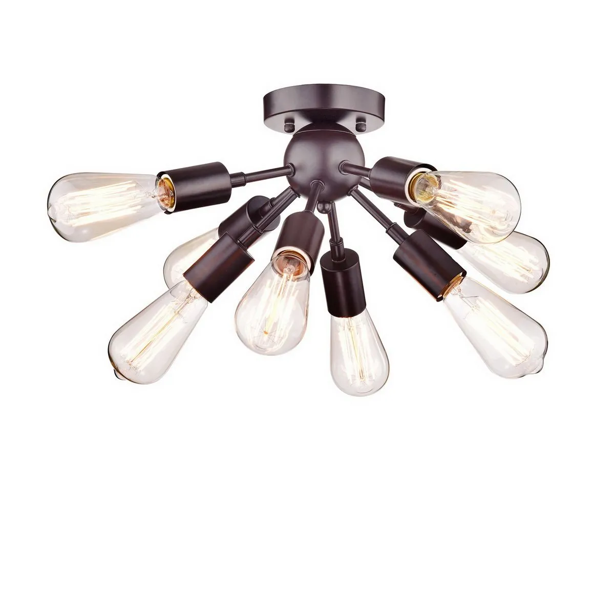 CLAXY Sputnik Chandelier with 8 Socket Flush Mount Ceiling Light