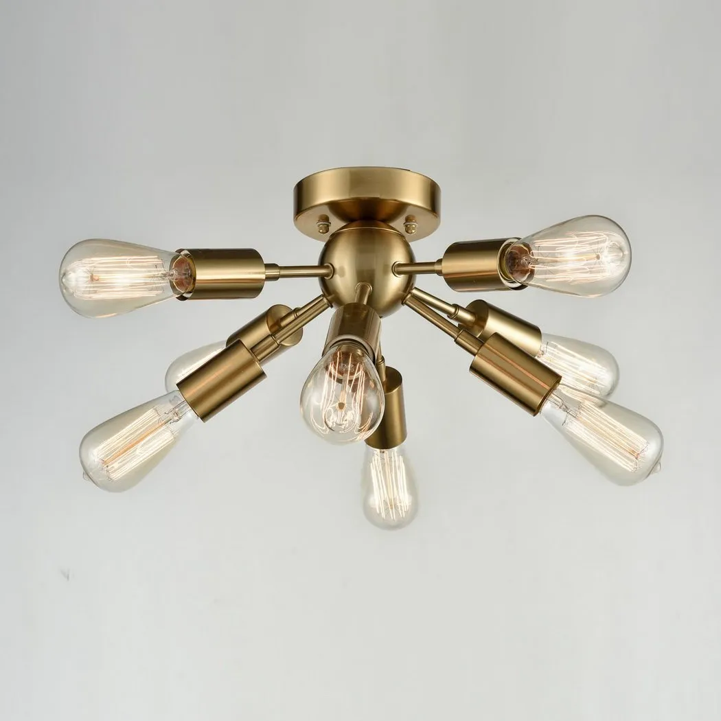 CLAXY Sputnik Chandelier with 8 Socket Flush Mount Ceiling Light