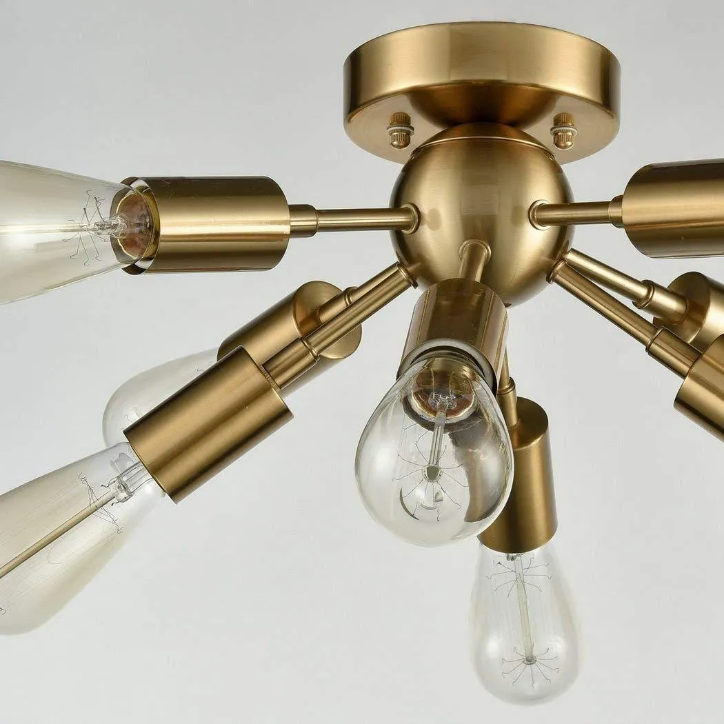 CLAXY Sputnik Chandelier with 8 Socket Flush Mount Ceiling Light