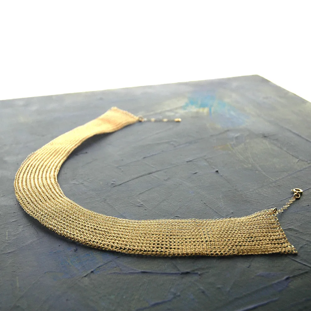 Cleopatra Necklace PDF Tutorial , how to wire crochet a Cleopatra necklace