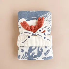 Cotton Baby Nautical Gift Set, Crab