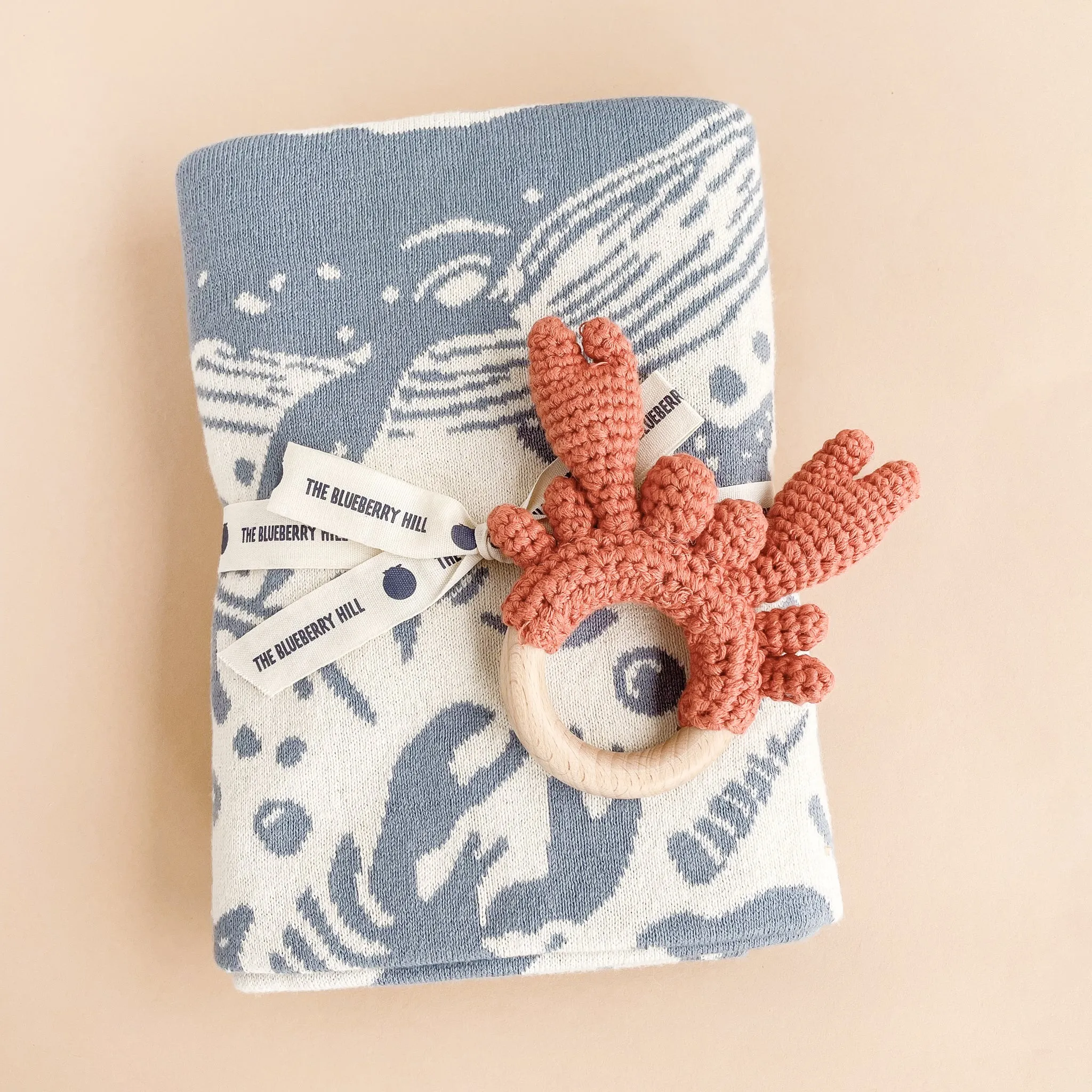 Cotton Baby Nautical Gift Set, Crab