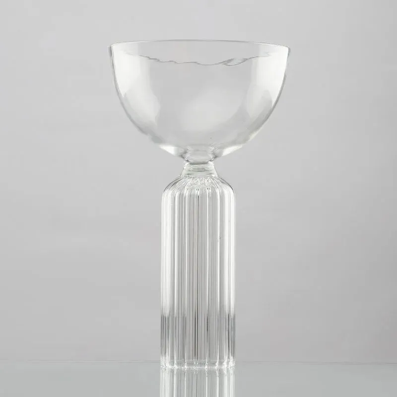 Coupe Wine & Champagne Glass With Fluted Stem