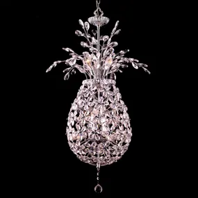 Crystal Chandelier Pineapple  W:22 x H:39 Genuine Magnificent Crystal Prisms 9 Lights