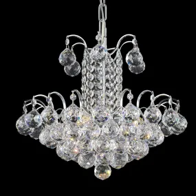 Crystal Chandelier W:18 x H:16 Genuine Magnificent Crystal Prisms 9 Lights