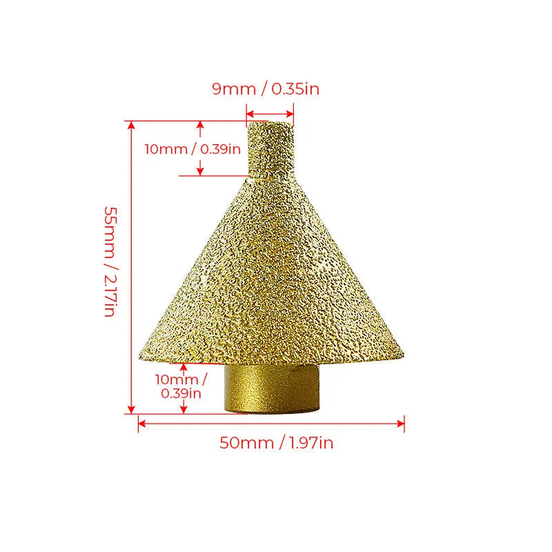 Diamond Beveling Chamfer Bit For Angle Grinders