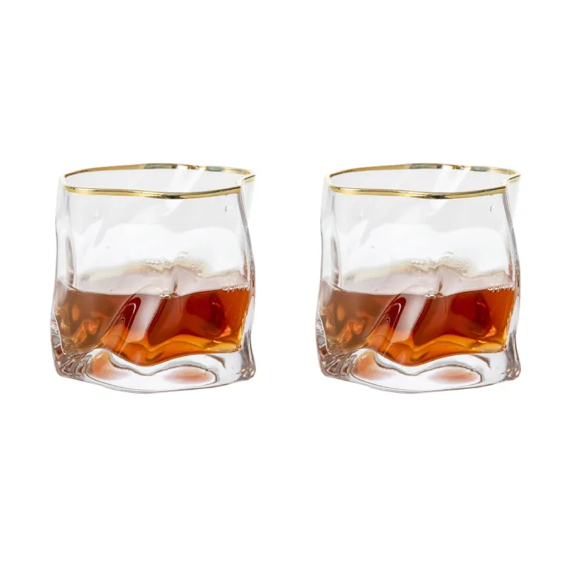 Distort Texture Whisky Glass Set