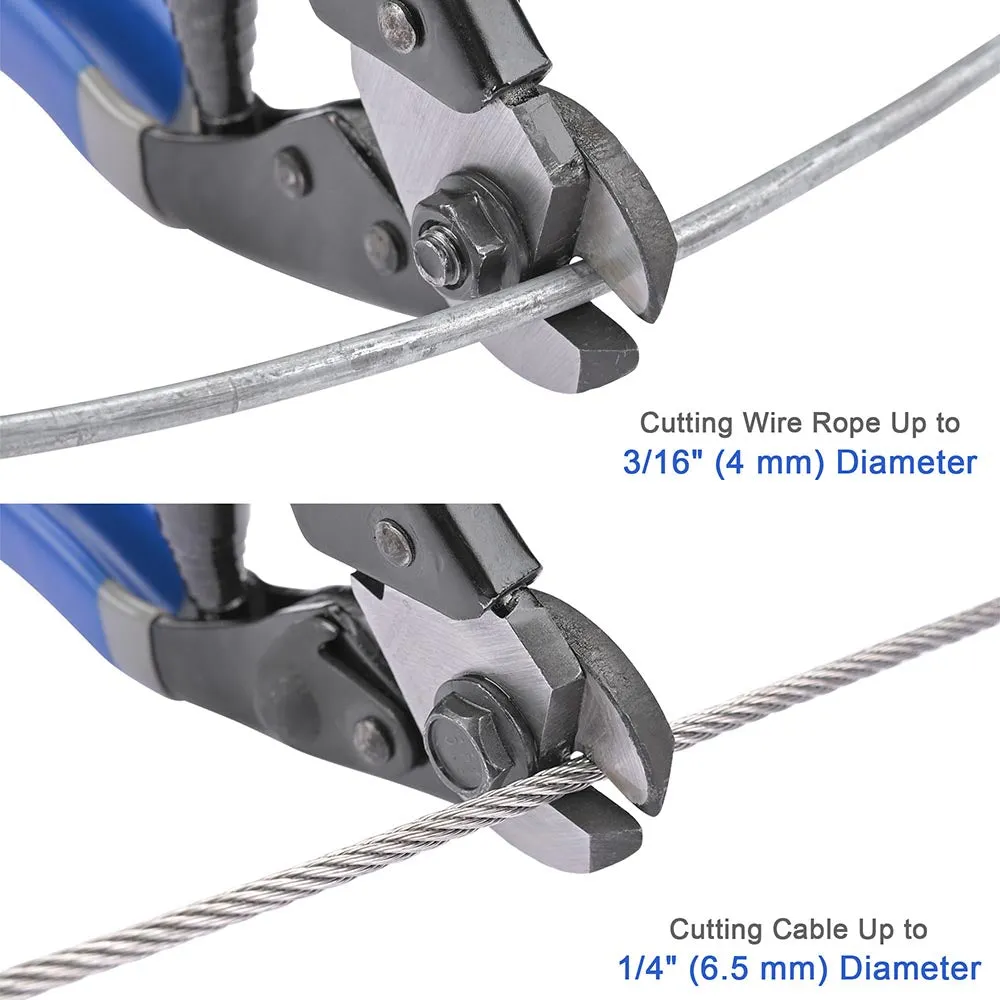 DIY Cable Cutter Tool 8in CR-V Steel Wire Cutting Plier