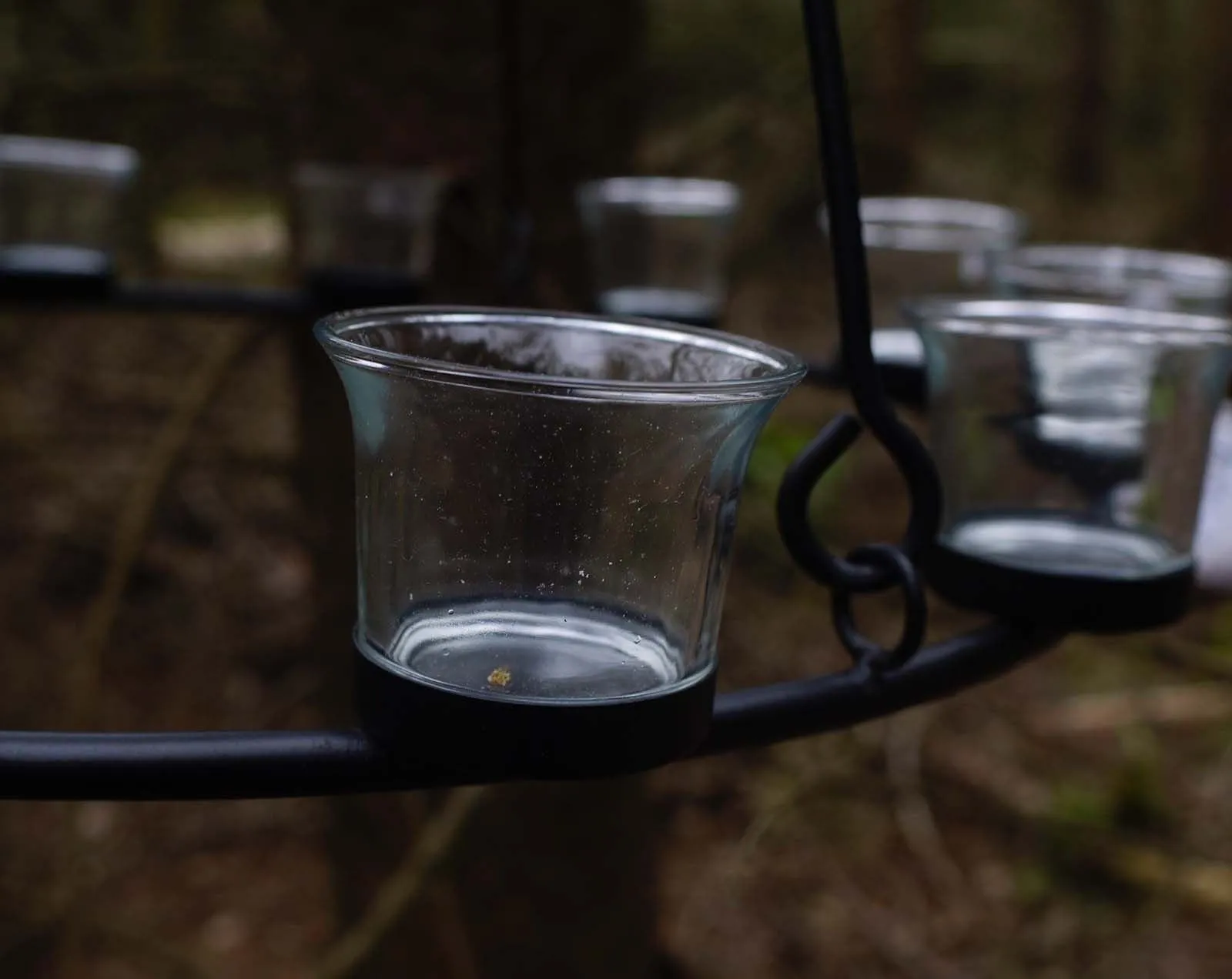 Double Tier Tea Light Chandelier