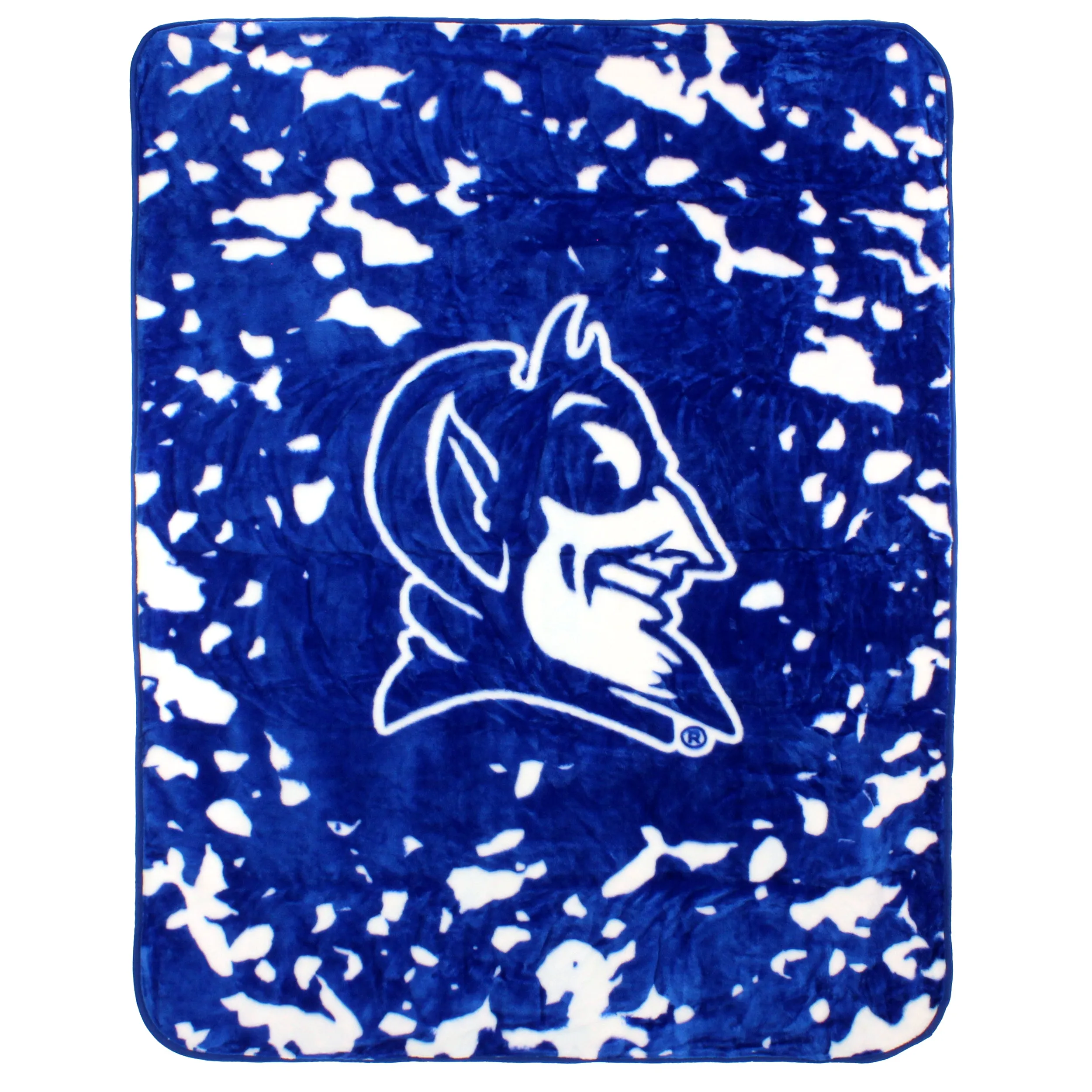 Duke Blue Devils Plush Throw Blanket, Bedspread, 86" x 63"