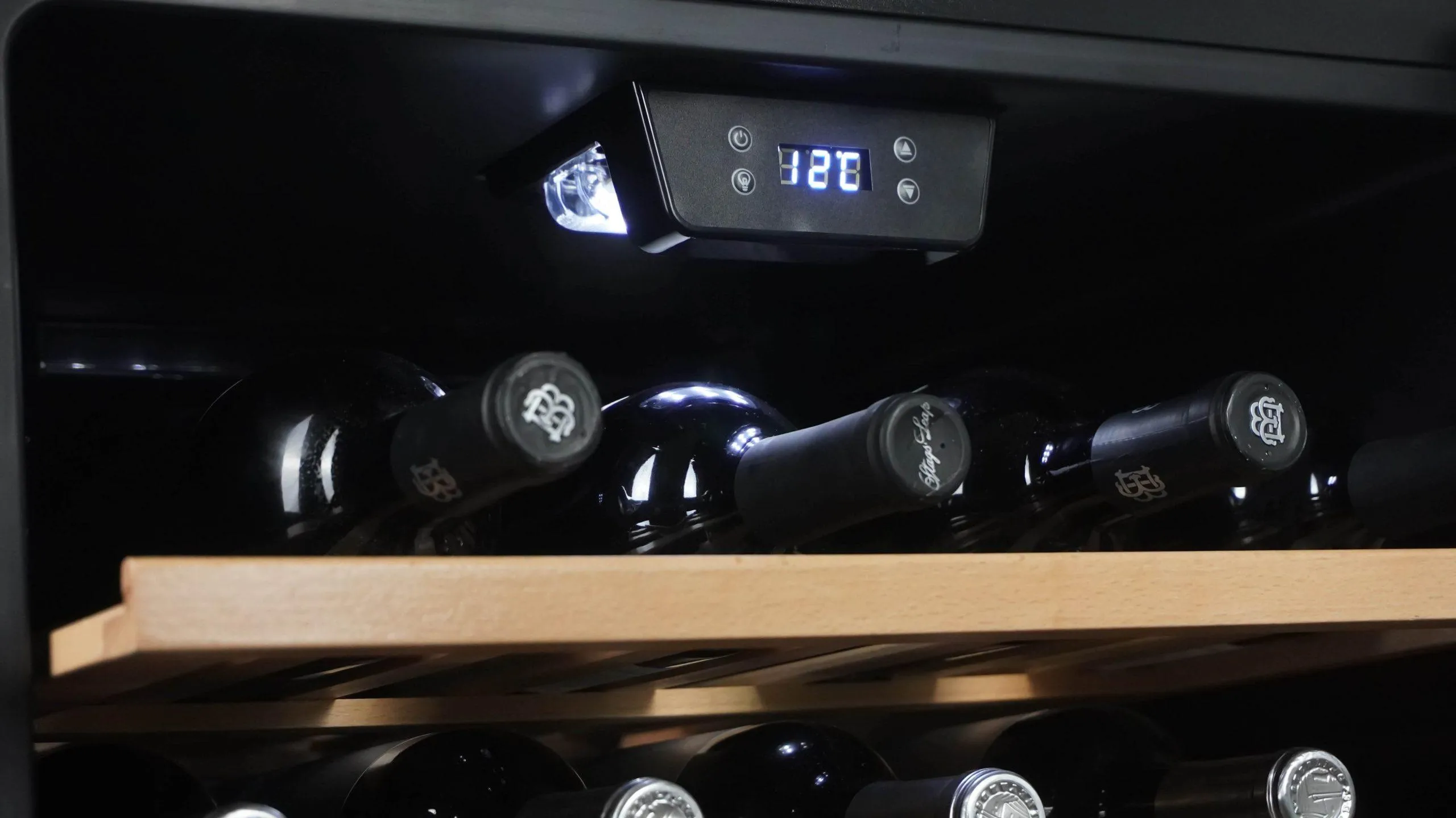 DWC94L1B Danby 94 Bottle Free-Standing Wine Cooler in Black