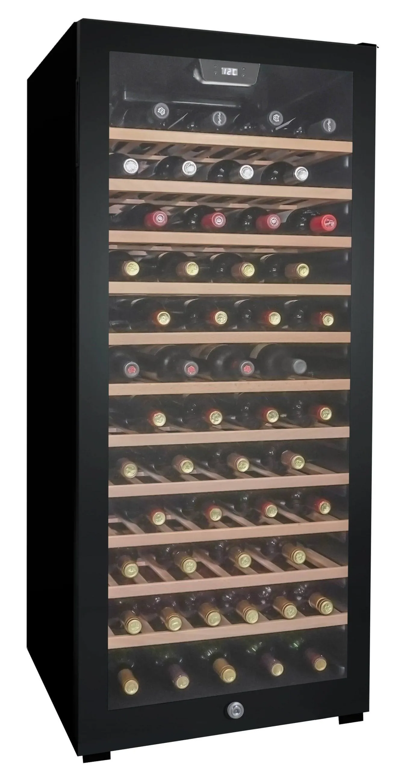 DWC94L1B Danby 94 Bottle Free-Standing Wine Cooler in Black