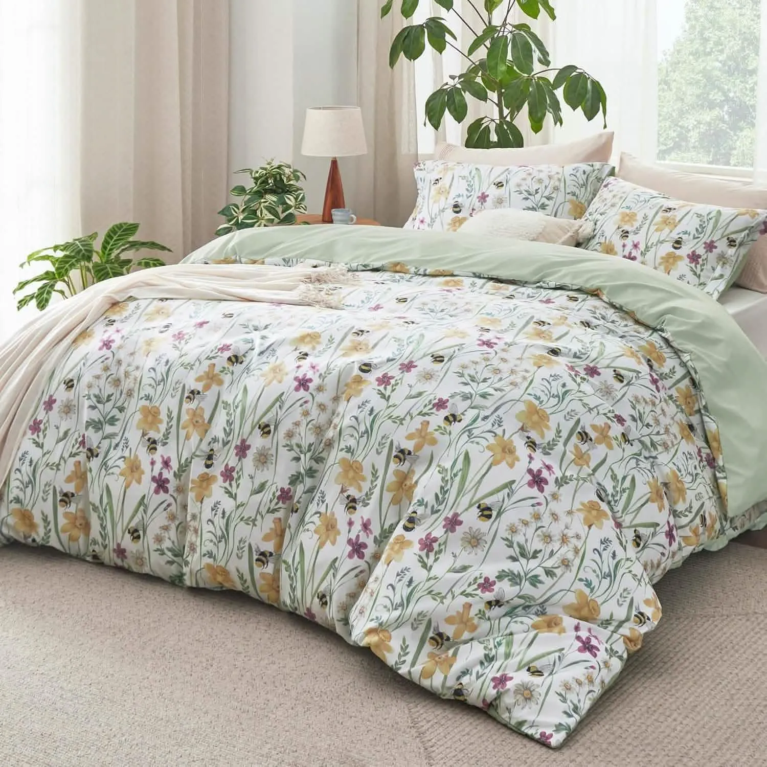 Exotic Foliage Comforter Set