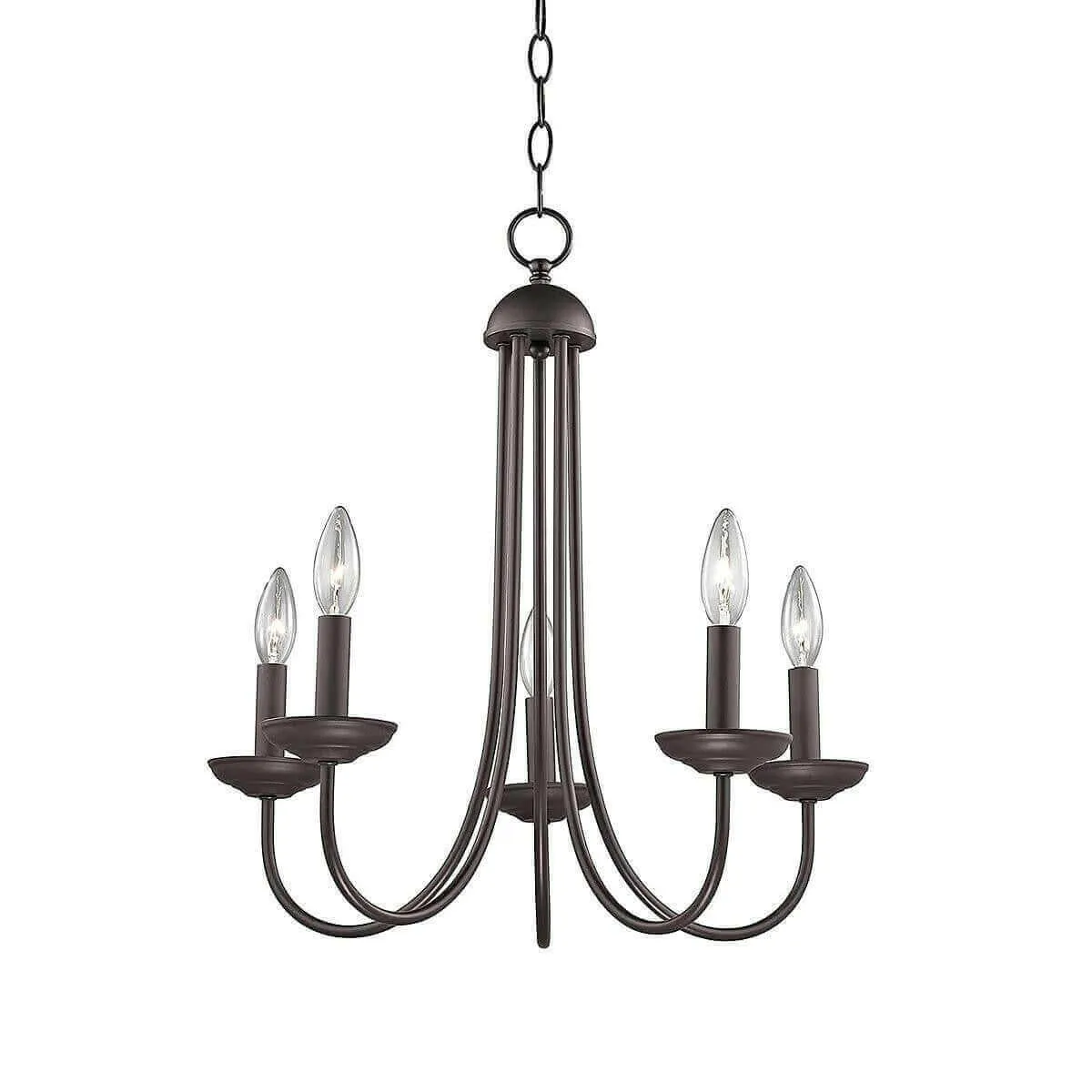 FERY Chandelier 4 Lights Black Metal