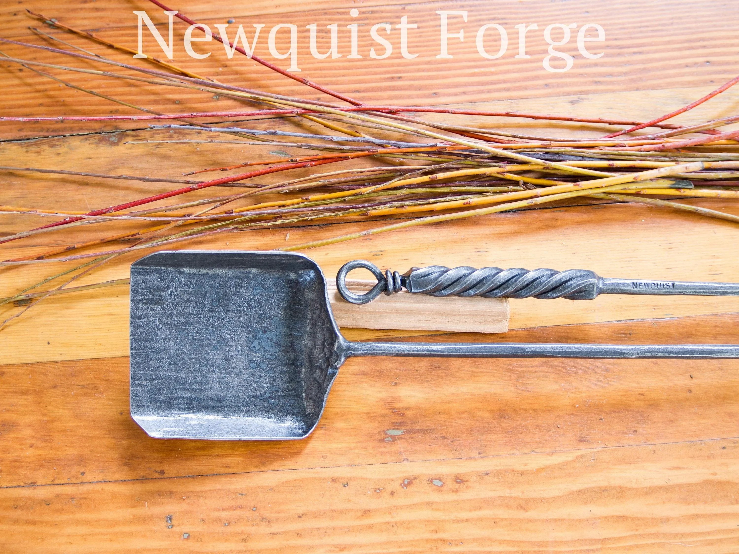 Forged Iron Fireplace Tool Set