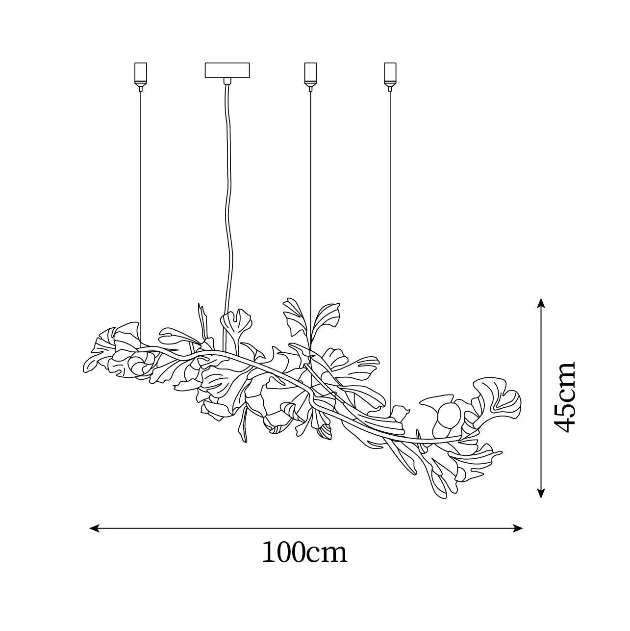 Gingko Chandelier A Style