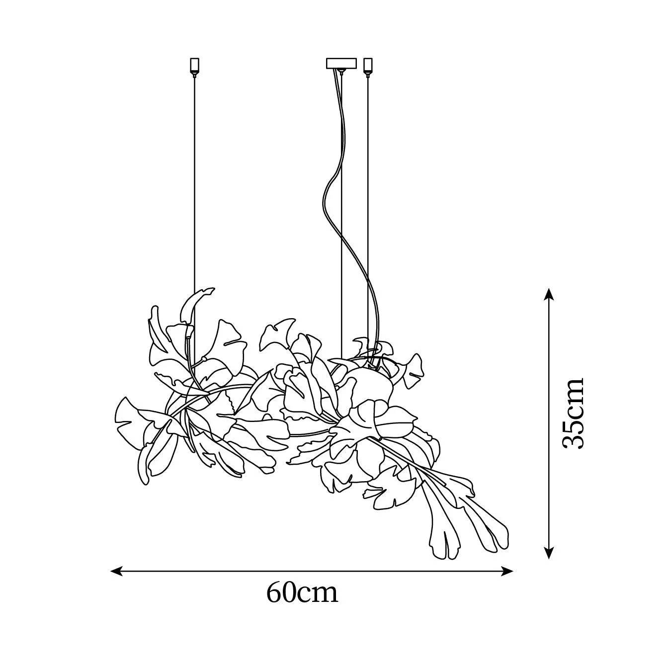 Gingko Chandelier A Style