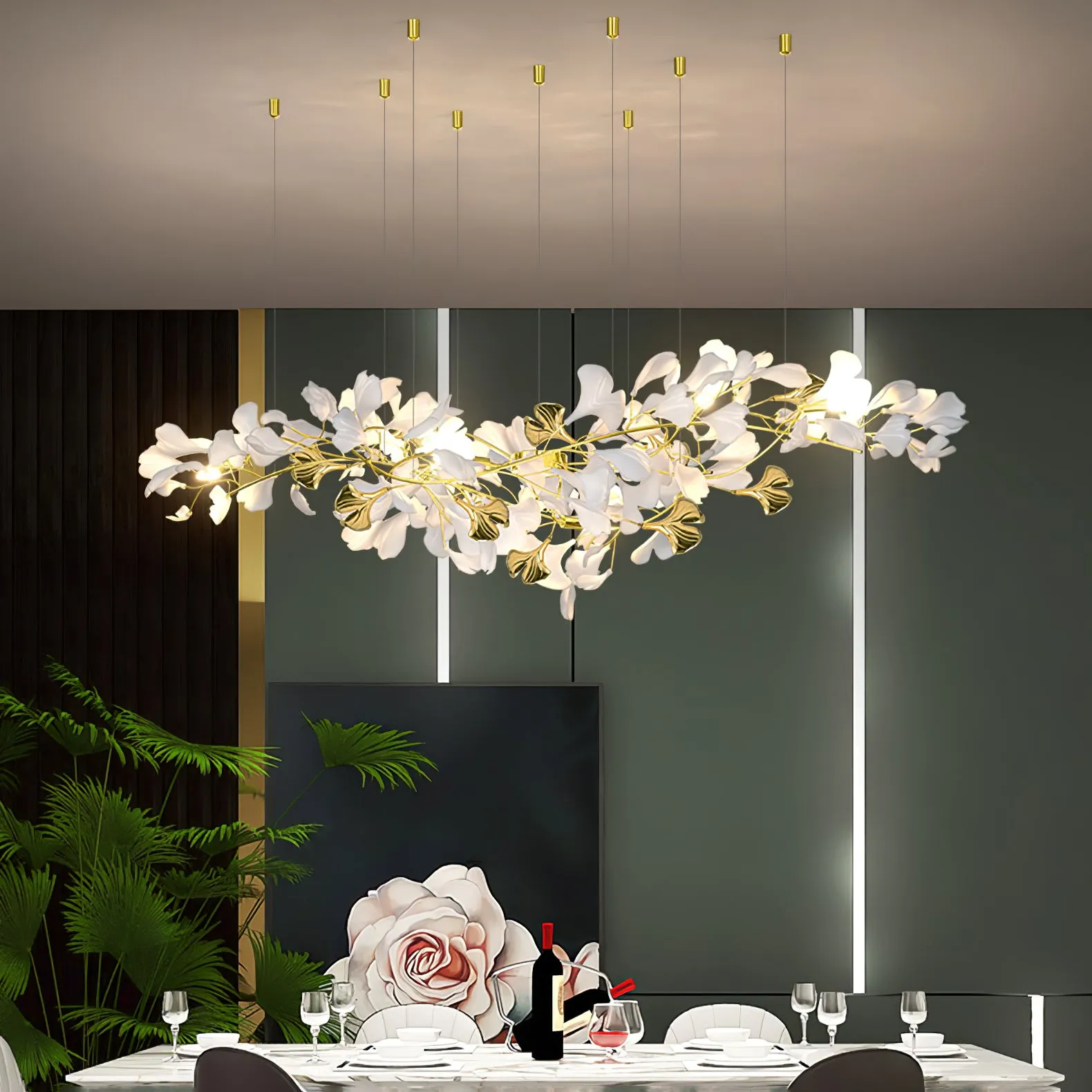 Gingko Chandelier Z