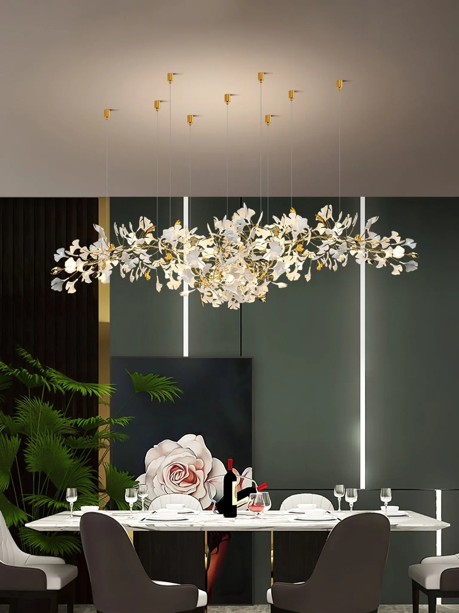 Gingko Chandelier Z