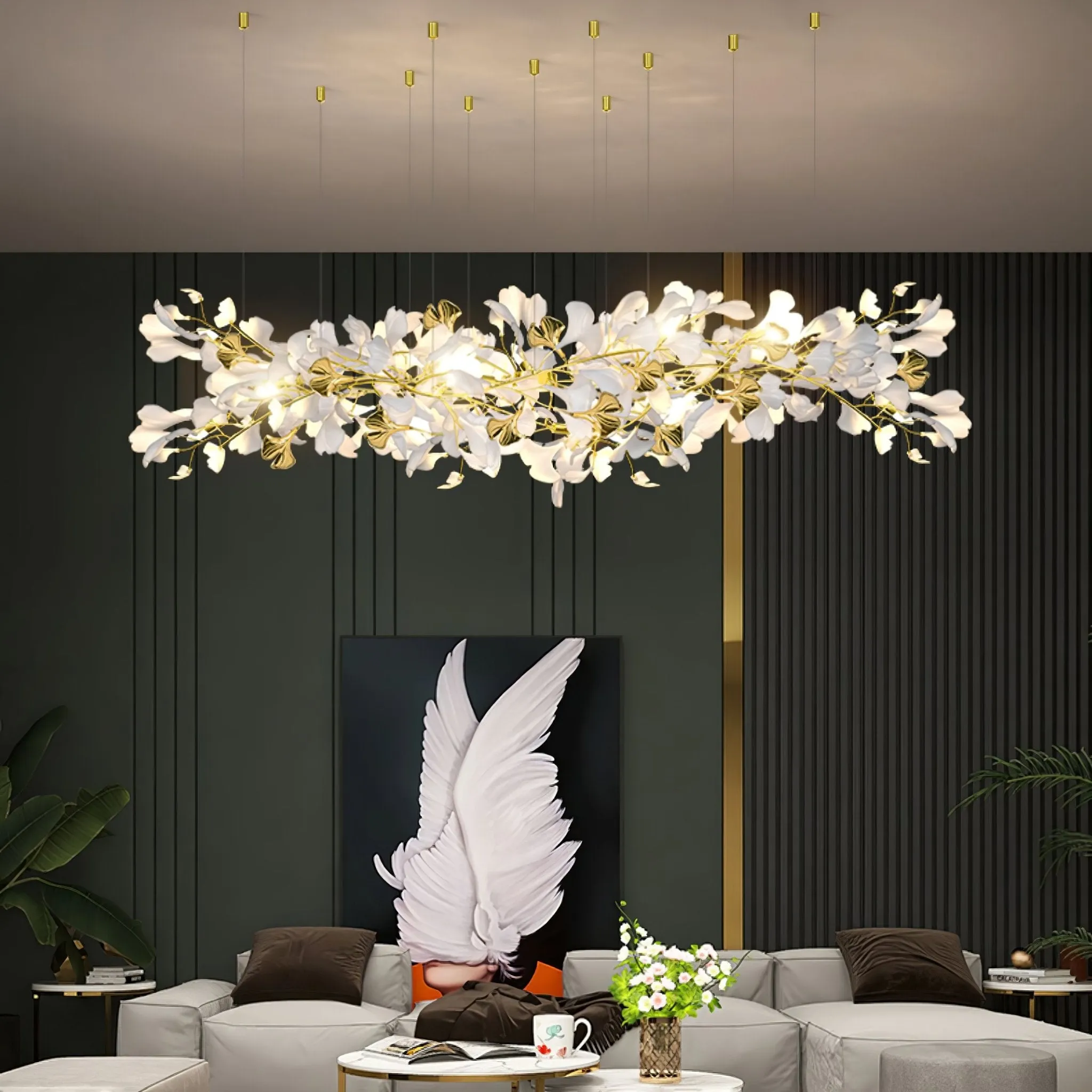 Gingko Chandelier Z