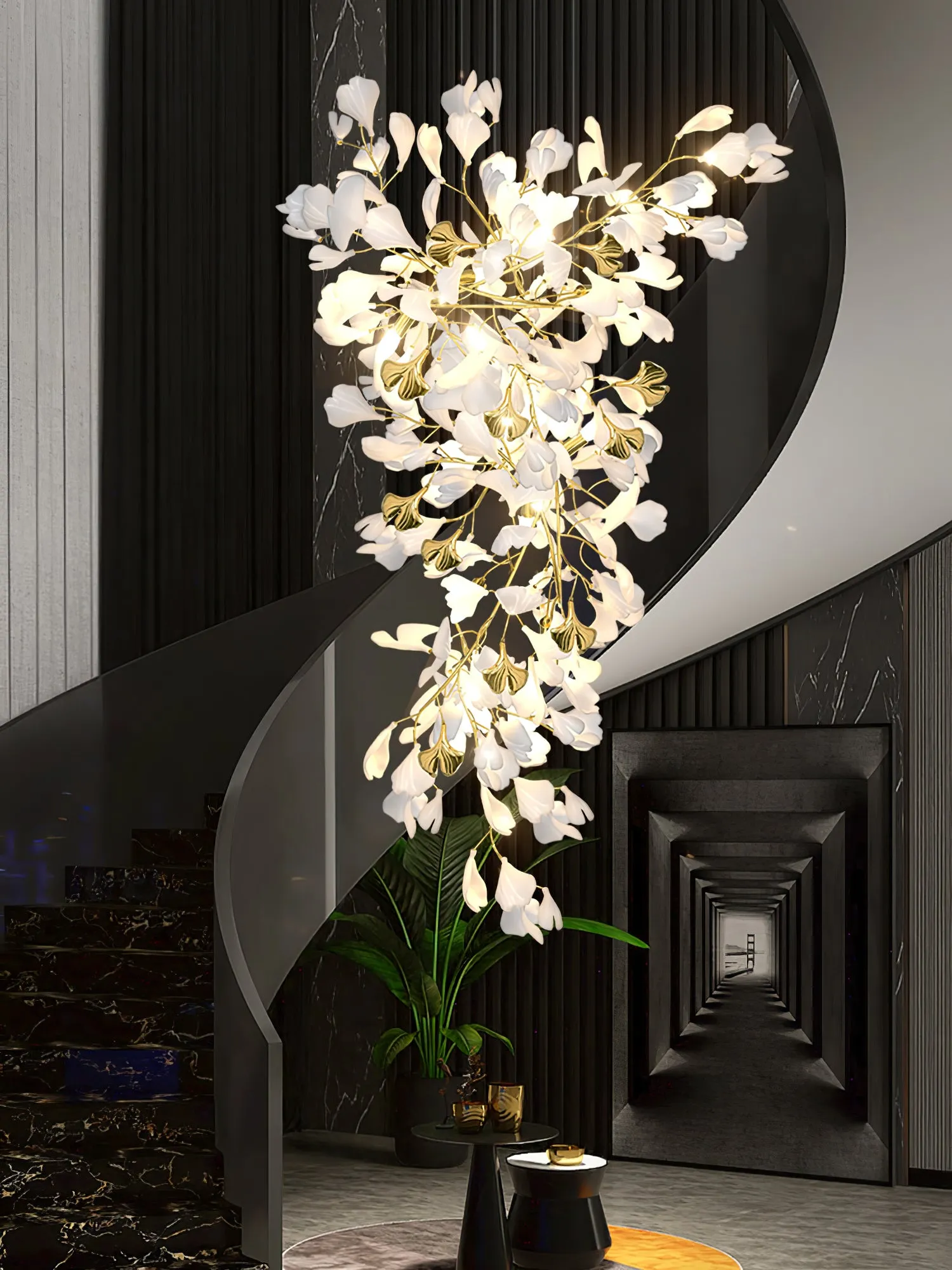 Gingko Chandelier Z