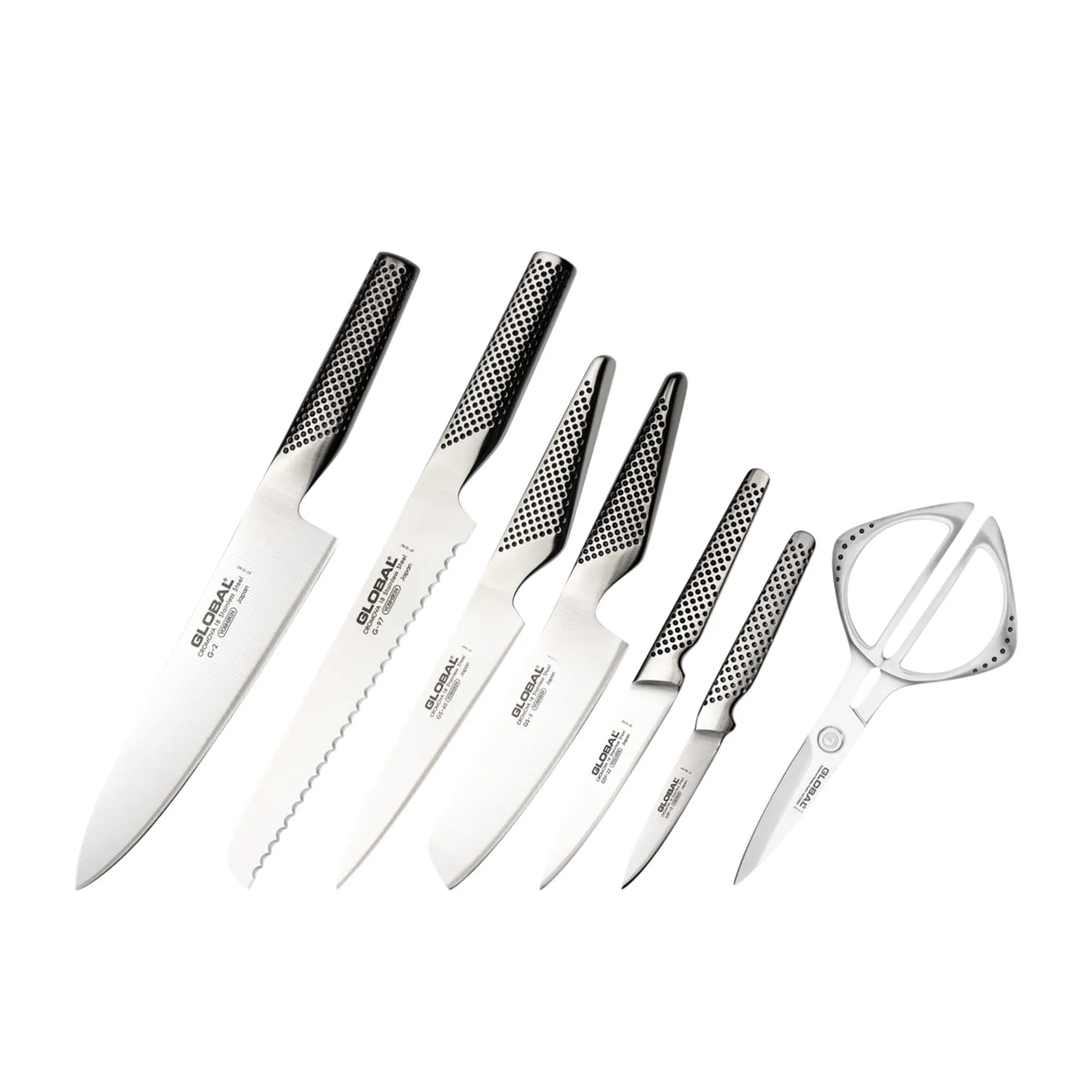 Global Takashi Knife Block 8 Piece Set