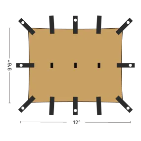 Heavy Duty Tarp 12' x 9'6  Sand