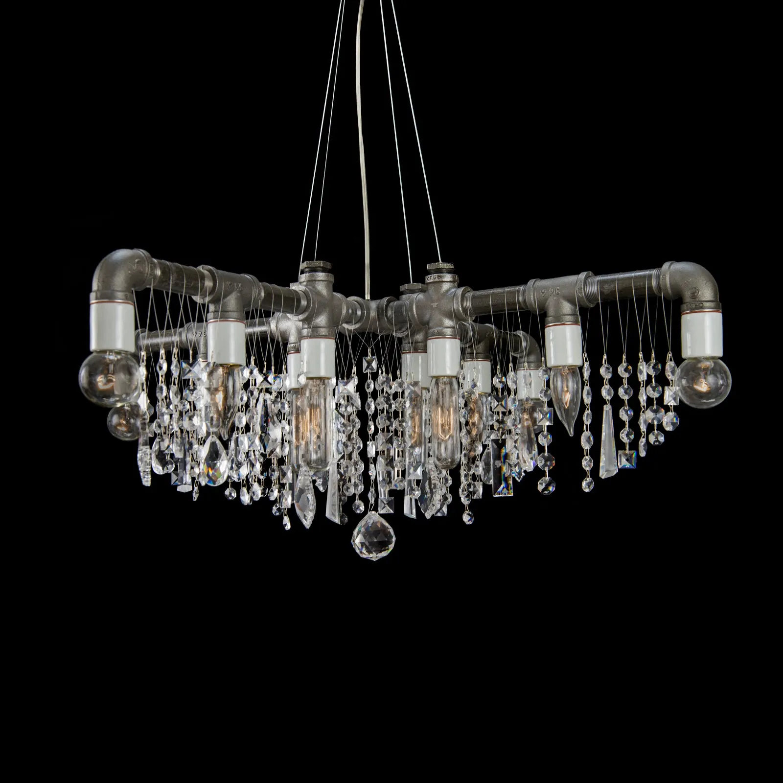 Industrial X-Chandelier