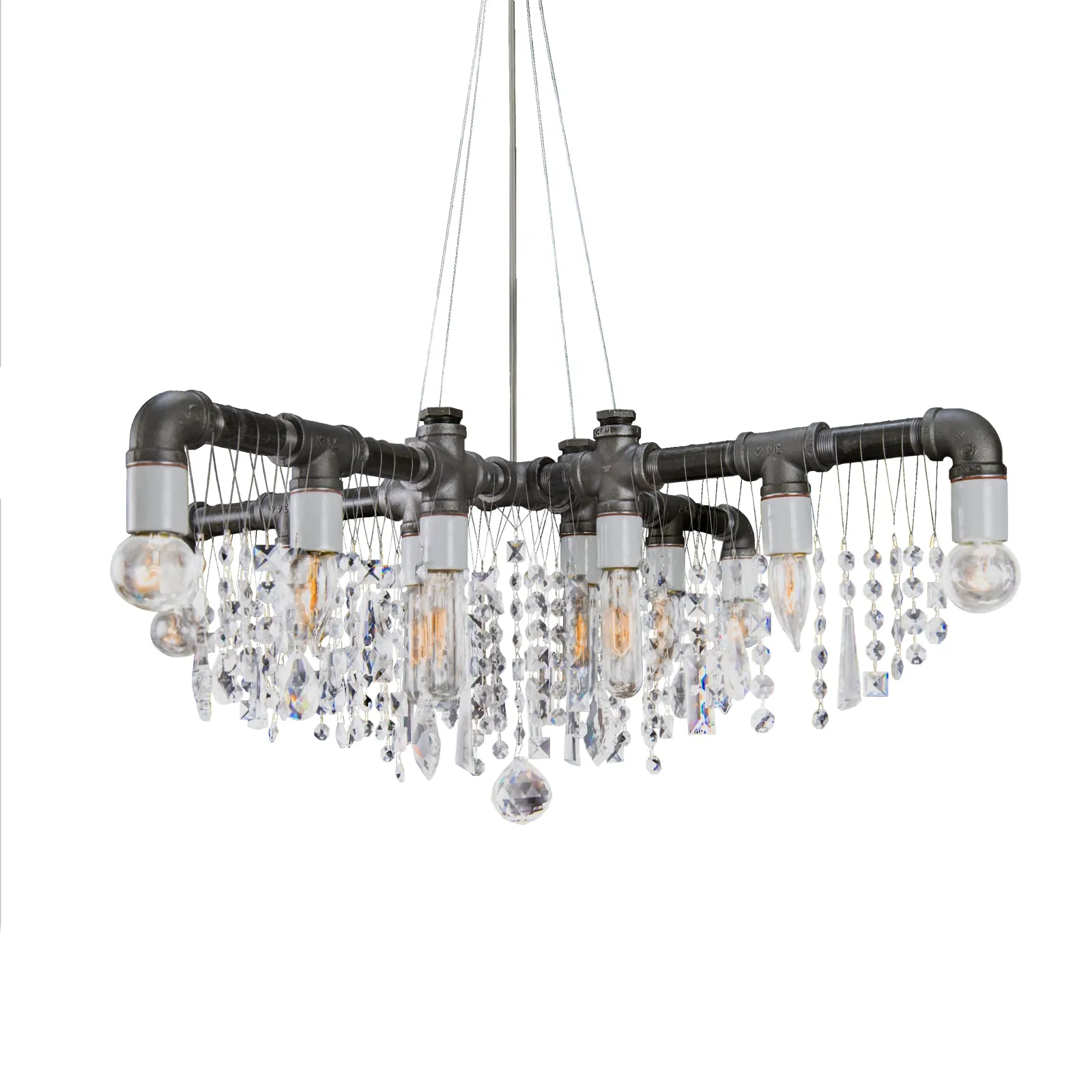 Industrial X-Chandelier