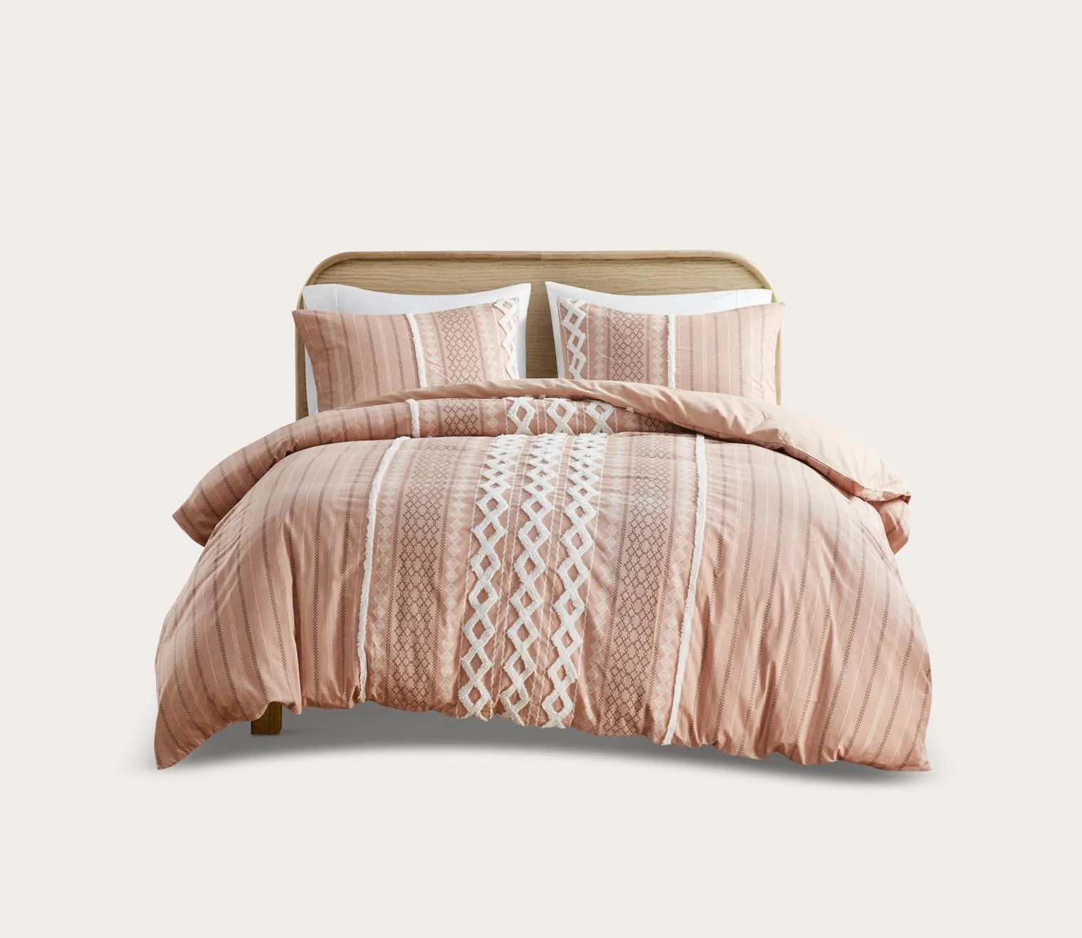 Ink & Ivy Imani Printed Cotton Chenille Comforter Set