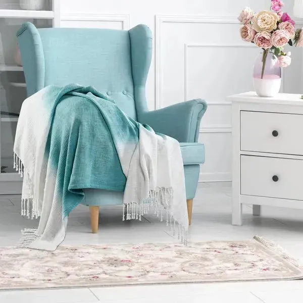 Iridescence 80262ABL Angel Blue Throw Blanket