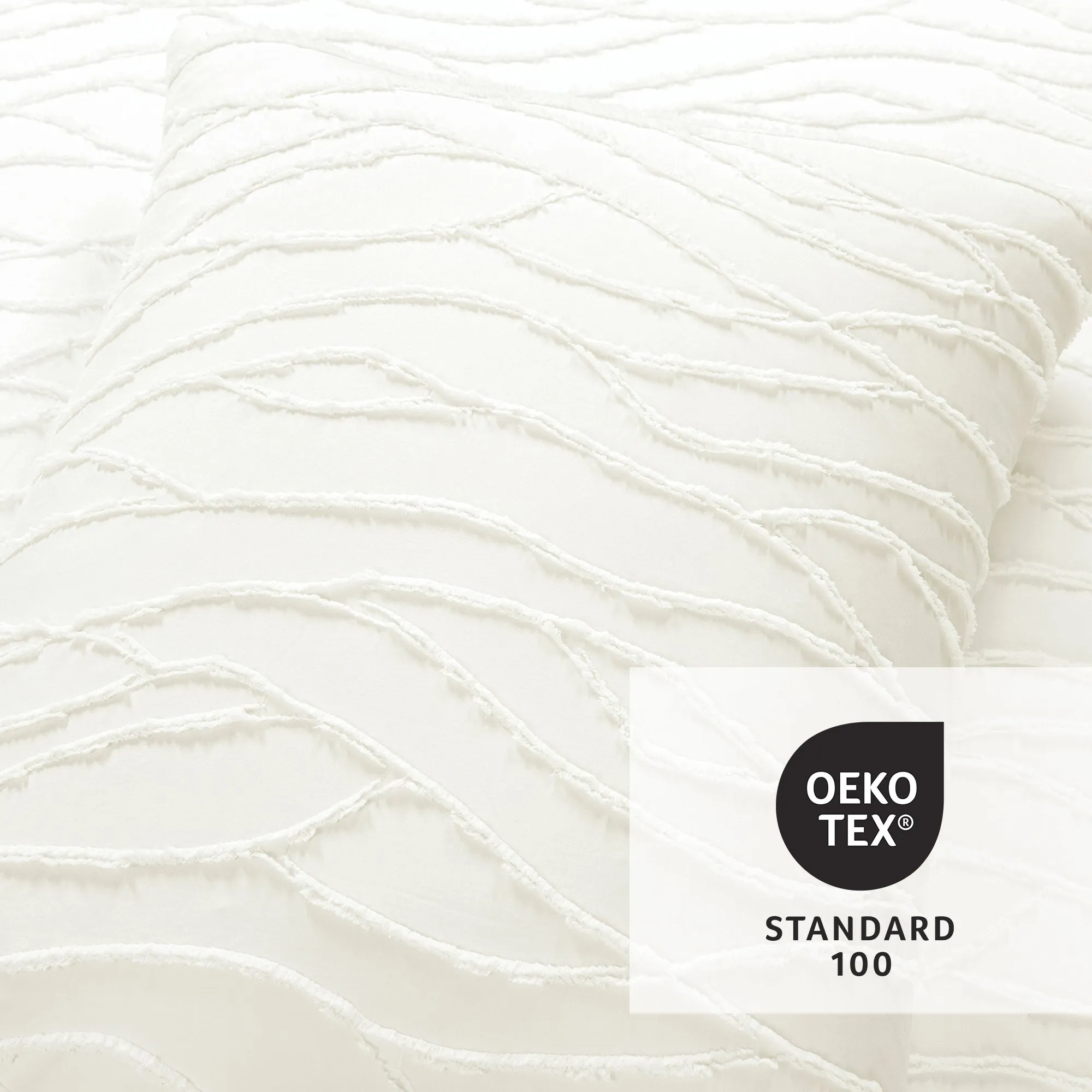 Jacquard Wave 3 Piece Comforter Set