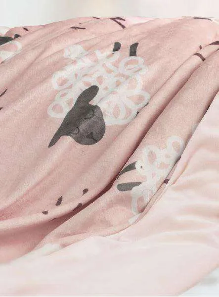 Jelly Bean Kids BAA BAA Weighted Blanket - PINK