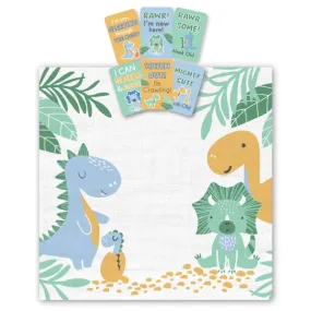 Jiggle & Giggle - Milestone Muslin Set Dinosaurs