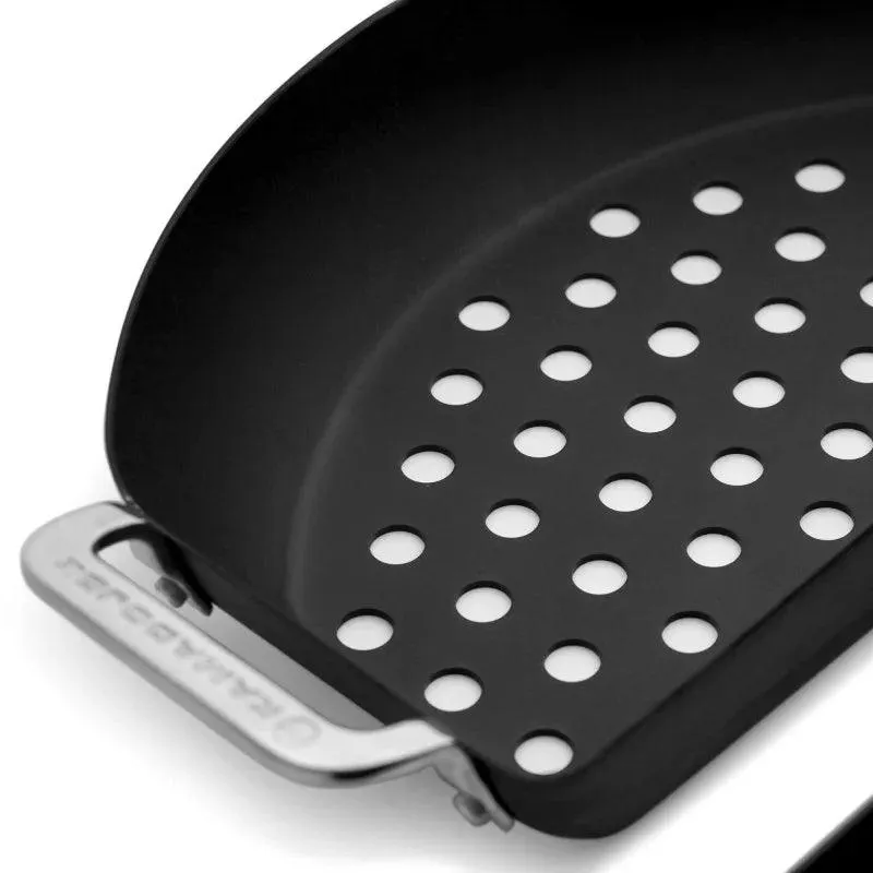 Kamado Joe Karbon Steel Half-Moon Pan Set