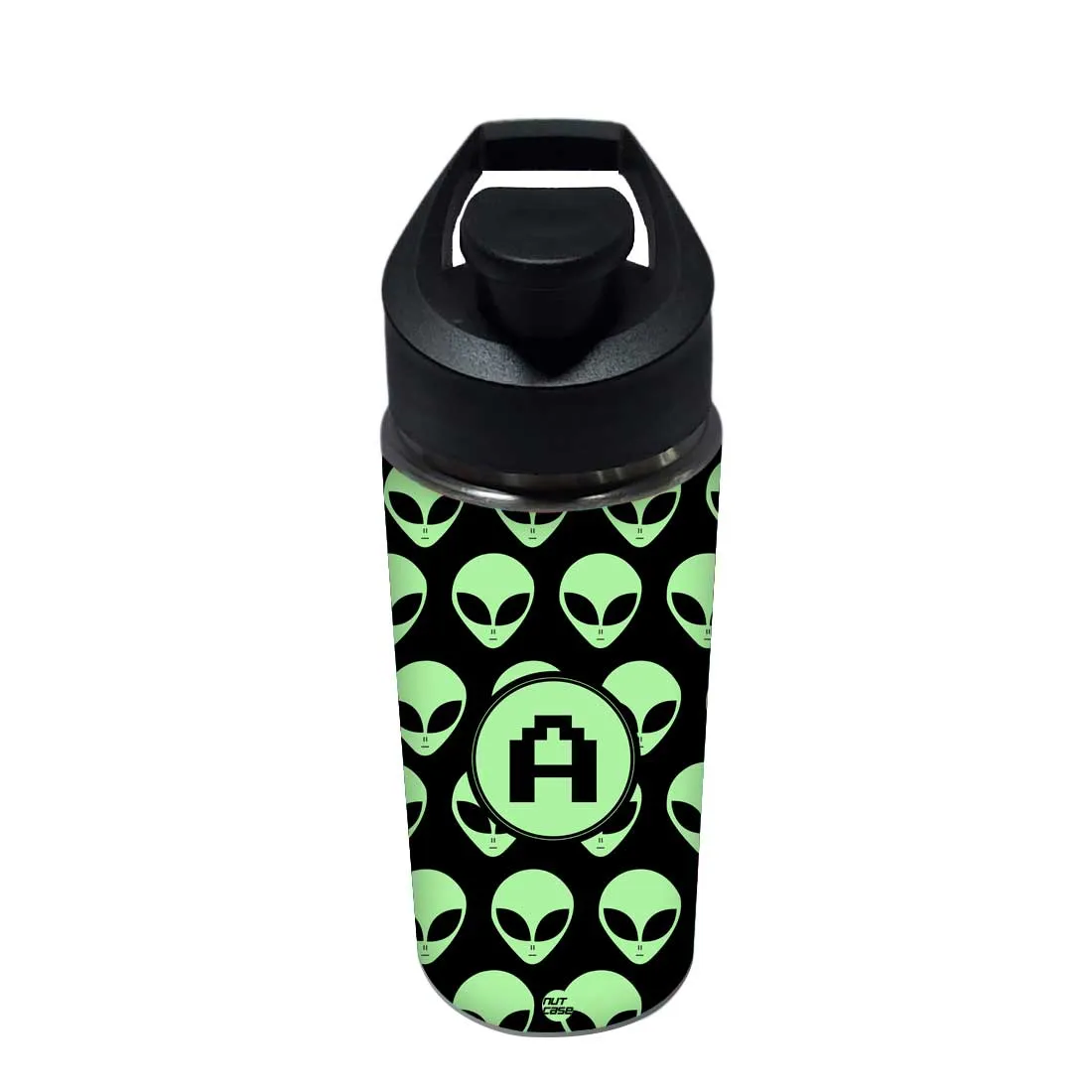 Kids Water Bottle Customised With Name - Alien