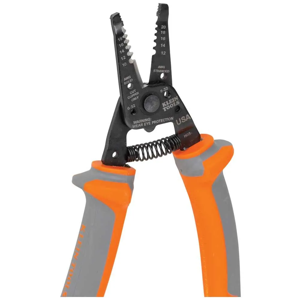 Klein Tools 11055RINS Insulated Klein-Kurve Wire Stripper and Cutter