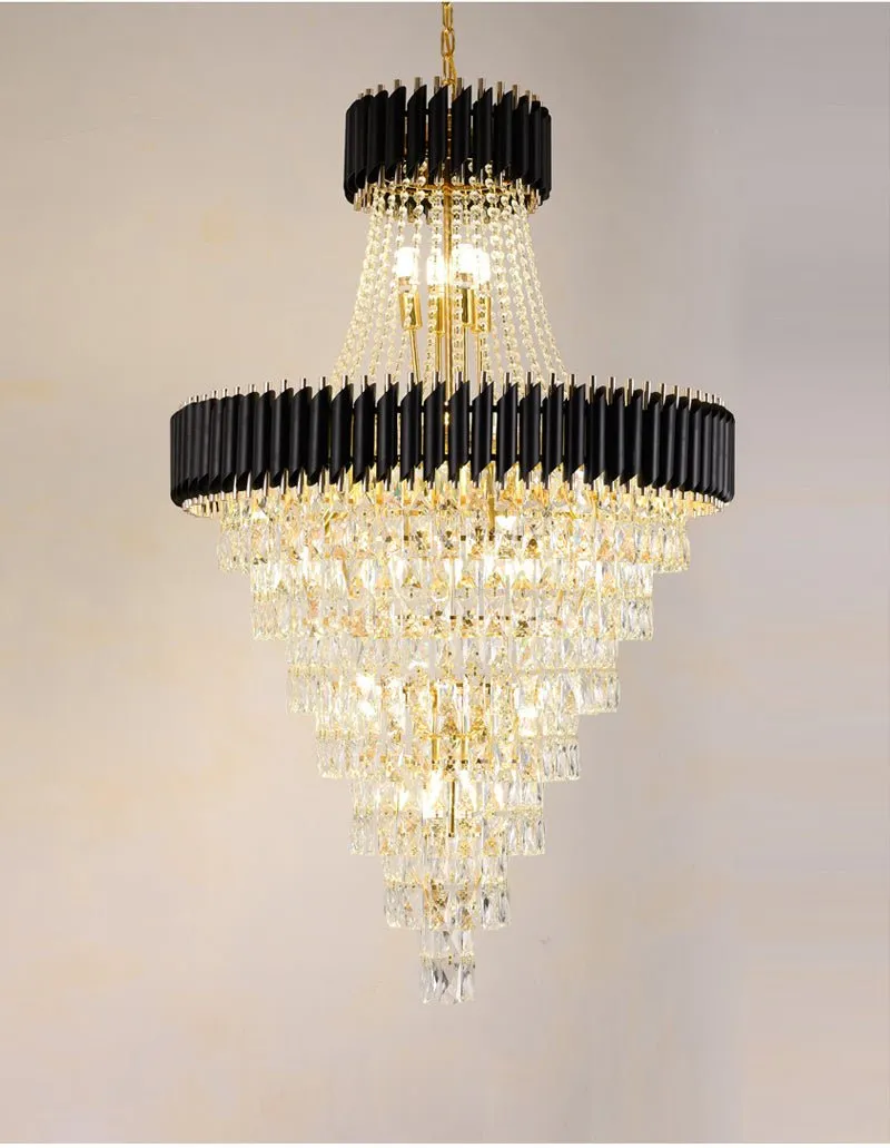 Large Luxury Crystal Chandelier – Living Rooms, Dining Rooms, Staircases, Foyers, and Hallways