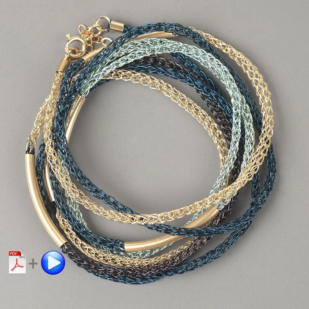 Layering Bracelet  - Wire Jewelry pattern