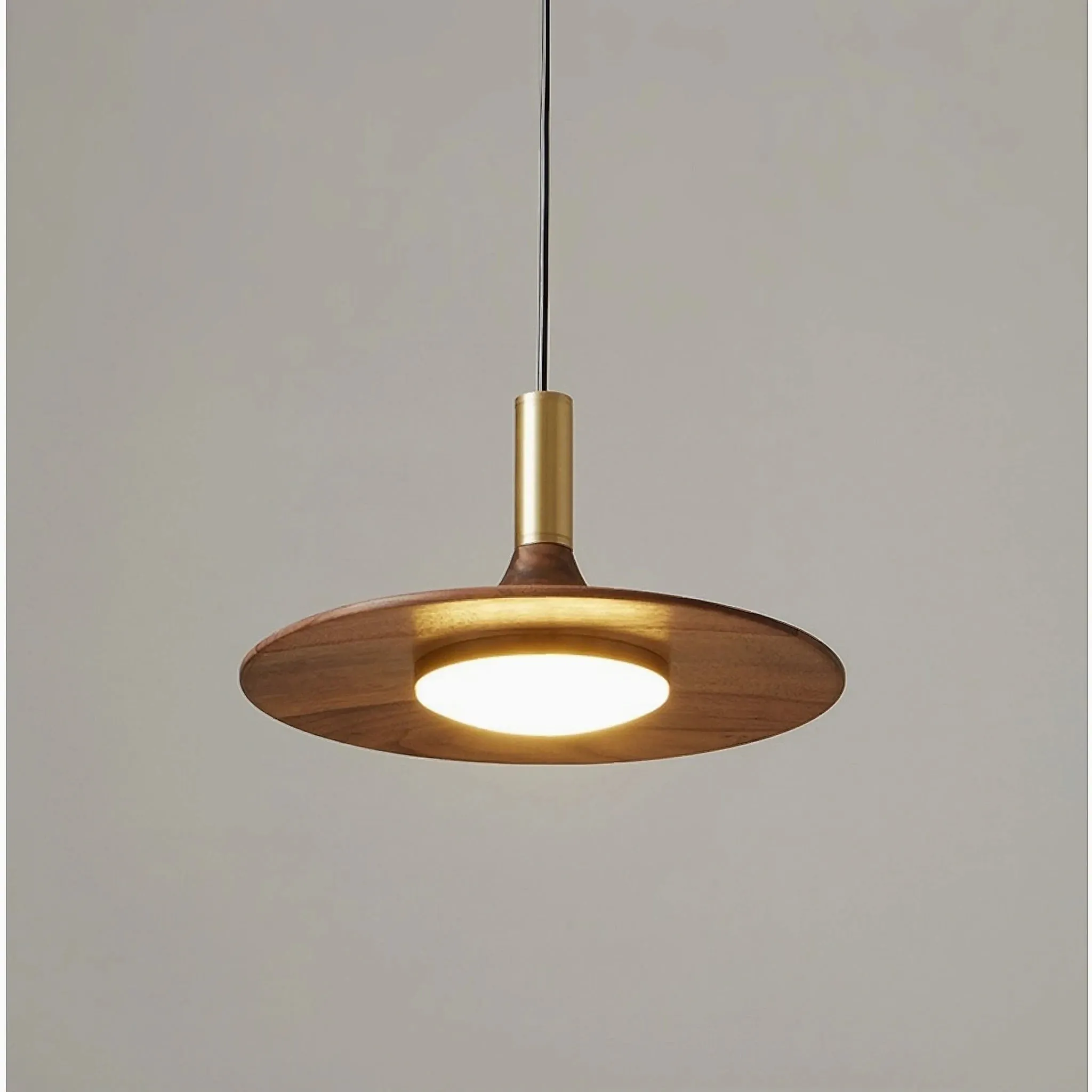 Le Broc | Industrial LED Wood Pendant Light for Restaurant