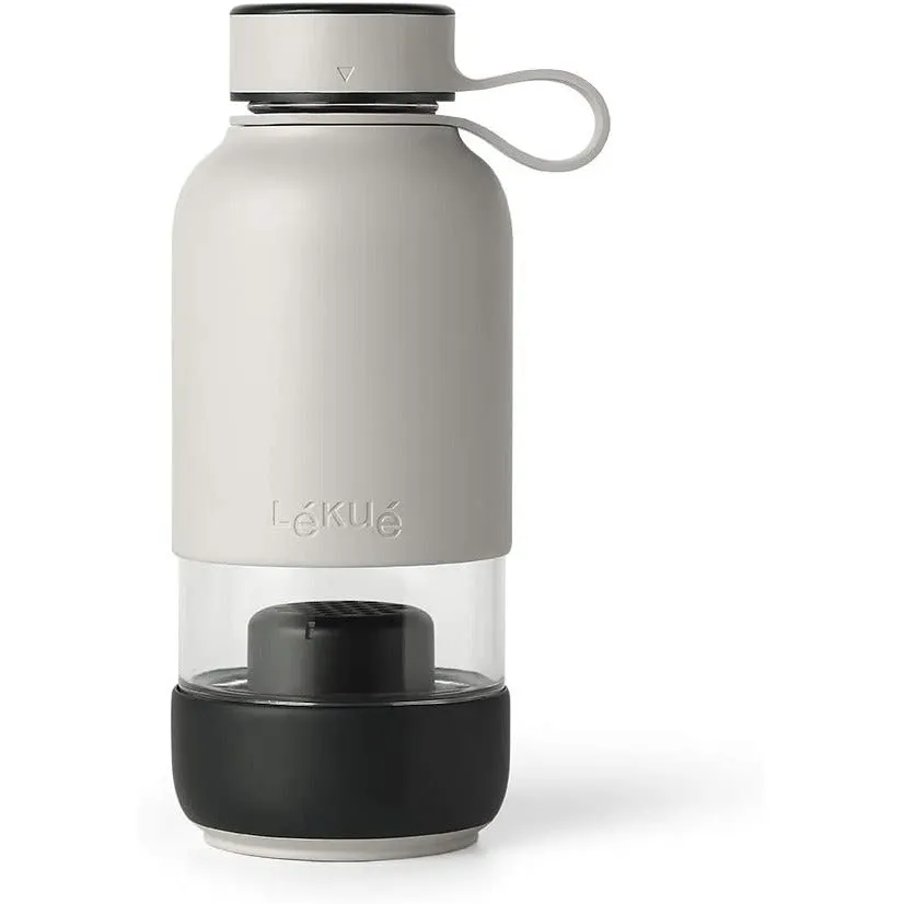 Lekue To Go Glass Filtered Water Bottle