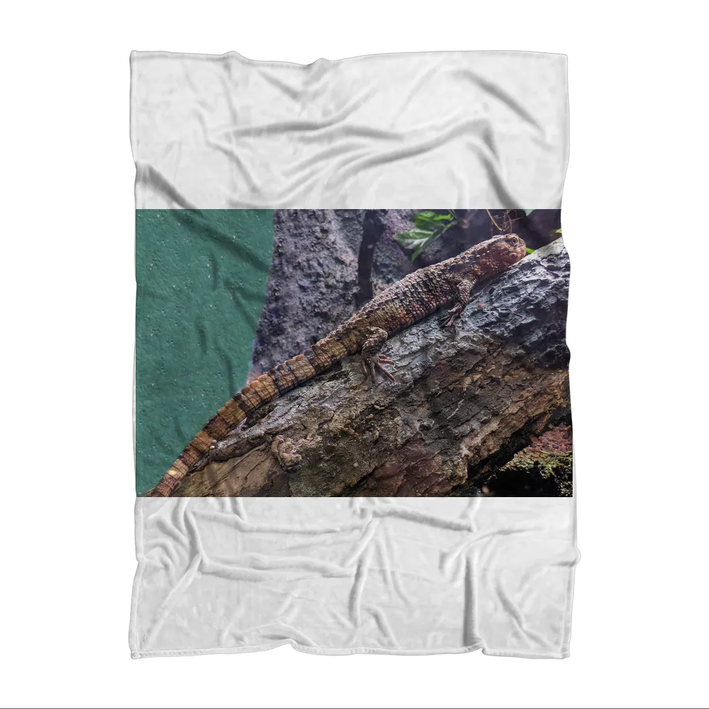 Lizard Sublimation Throw Blanket