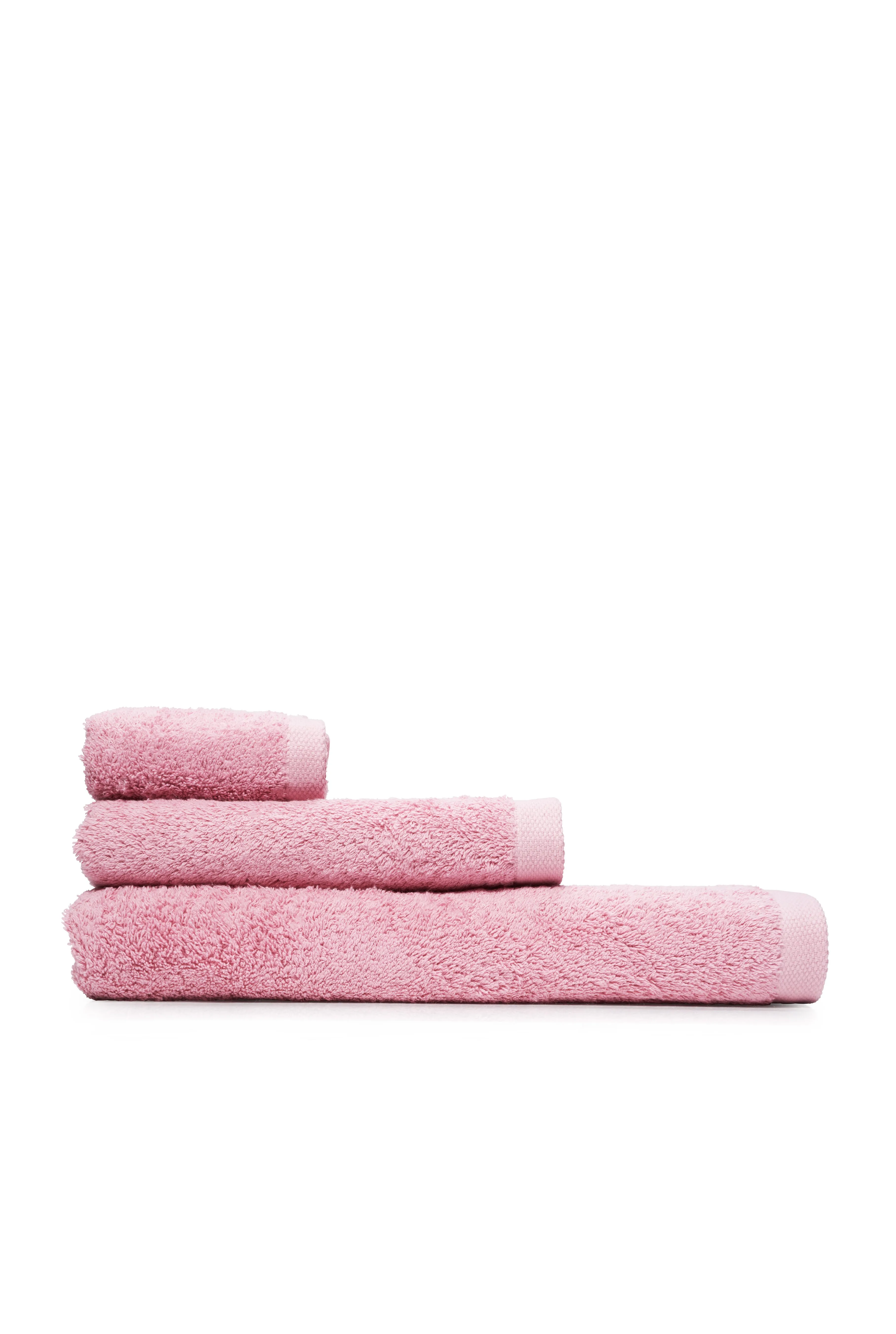 Luxury Bath Towel Sets in Rose Color