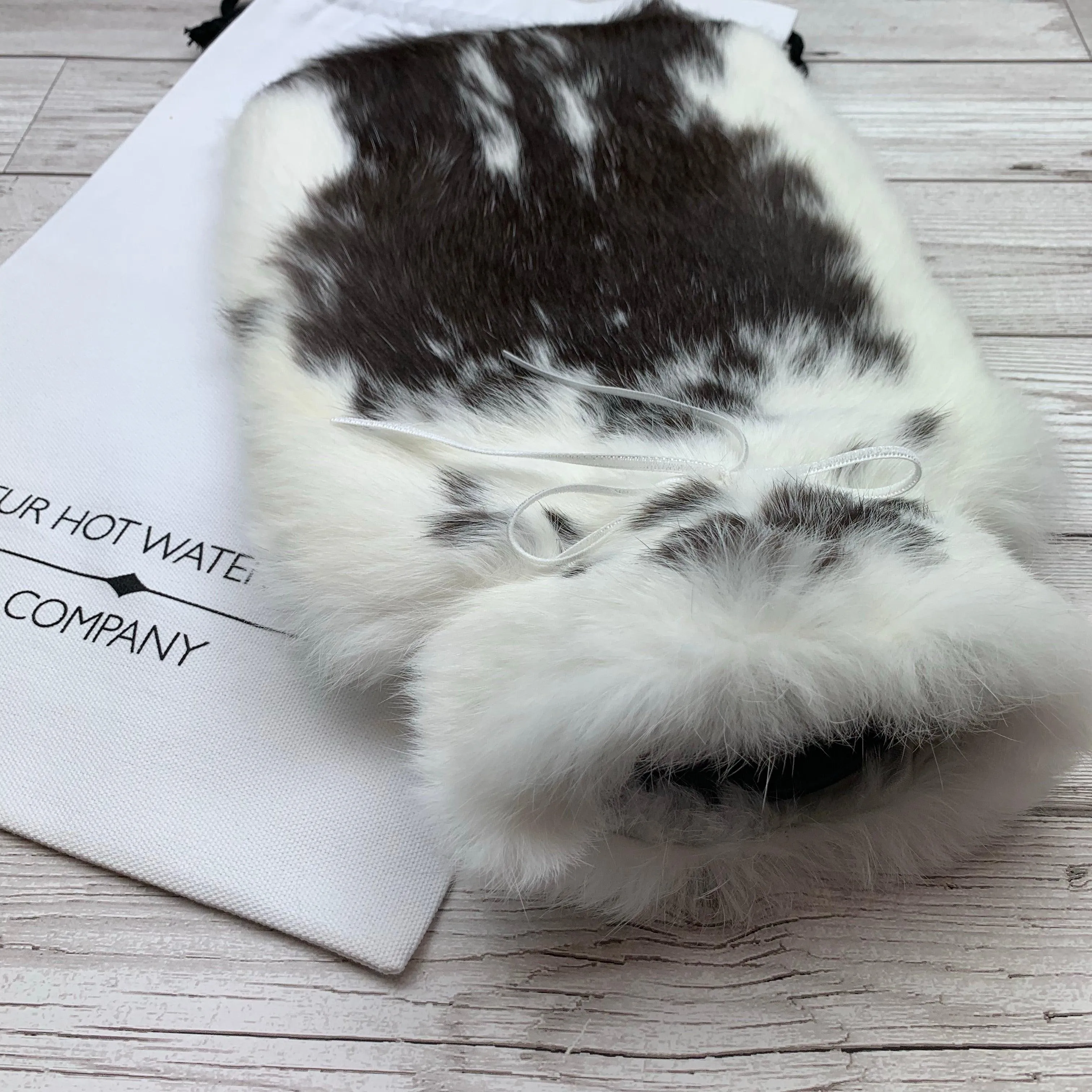 Luxury Rabbit Fur Hot Water Bottle | The ultimate blend of warmth and softness