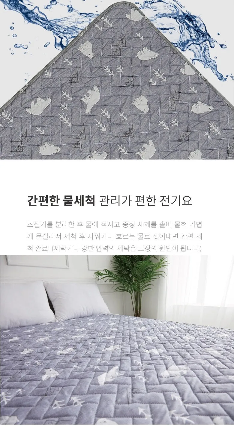 Made in Korea Polar bear Electric Blanket Made by medical device company HAN-IL (Electric pad)