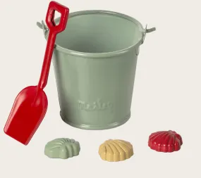 Maileg Beach Set - shovel, bucket, and shells