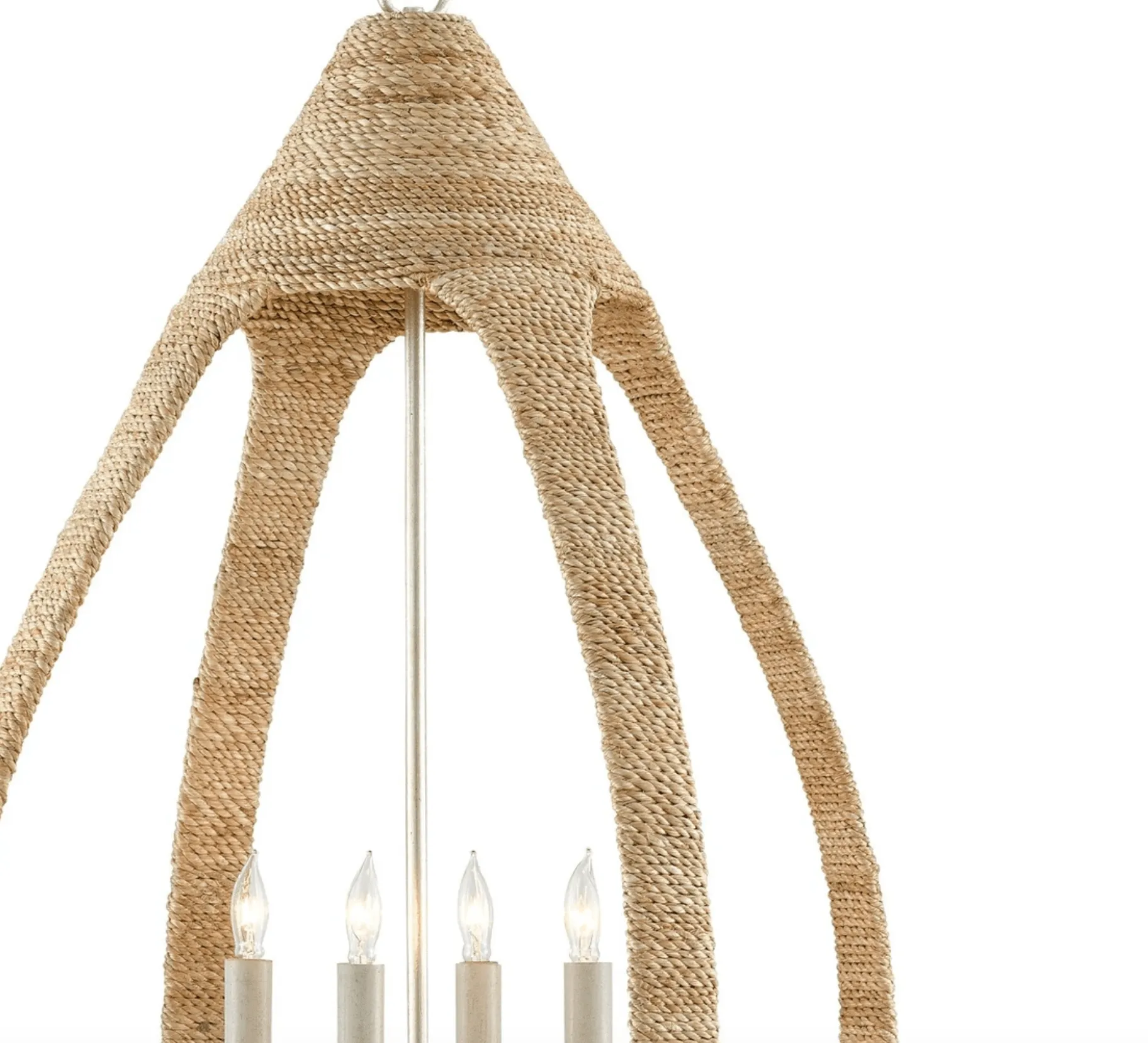 Malta Abaca Rope Chandelier