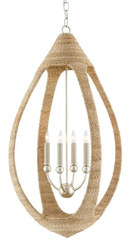 Malta Abaca Rope Chandelier