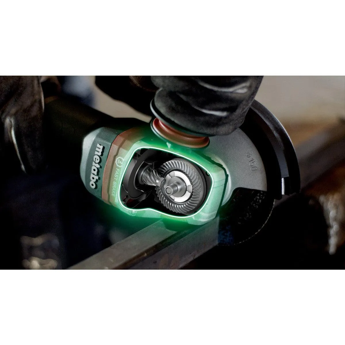 Metabo 19-150 Q DS M-Brush Angle Grinder - 613117420