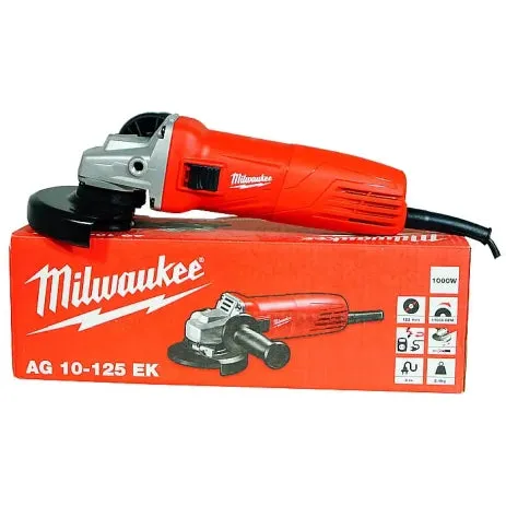 Milwaukee Angle Grinder 5'' 1000w 11 000rpm AG10‐125